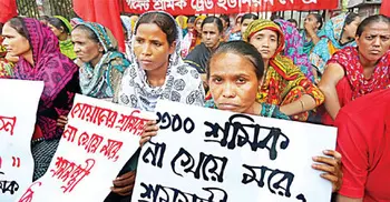 Swan garment workers` strike continue 