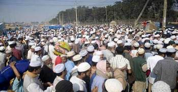 Rain fails to hamper the Ijtema