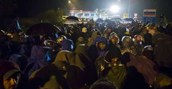 Tensions rise as migrant numbers grow