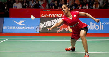Saina goes down to Marin in final
