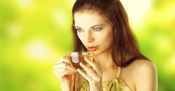 Drink tea for thinner body, beautiful skin