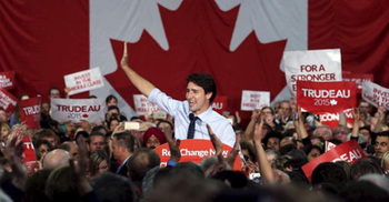 Canada`s Liberals sweep to power