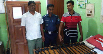 মহেশপুরে ভারতীয় এয়ারগানের সরঞ্জাম উদ্ধার