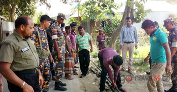 ব্রাহ্মণবাড়িয়ায় অবৈধ গ্যাস লাইন অপসারণ