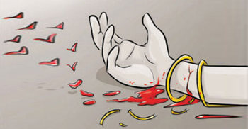 নেত্রকোনায় স্বামীর ছুরিকাঘাতে স্ত্রী নিহত