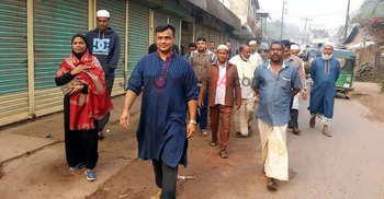 ফেনীতে জমে উঠেছে পৌর নির্বাচনের প্রচারণা