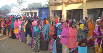 সুন্দরগঞ্জ, গোবিন্দগঞ্জ ও গাইবান্ধা পৌরসভায় ভোটগ্রহণ চলছে