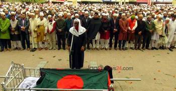 ভাষা সৈনিক এস এম নুরুন্নবীর দাফন সম্পন্ন