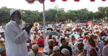 ব্রাহ্মণবাড়িয়ায় ঈদ-উল-ফিতরের জামাত অনুষ্ঠিত