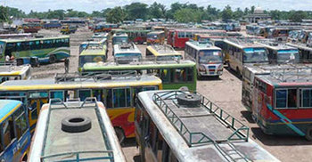 শেরপুরে দুরপাল্লার বাস বন্ধ : দুর্ভোগে যাত্রীরা