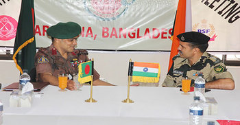 চুয়াডাঙ্গায় বিজিবি-বিএসএফ`র বৈঠক