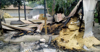 অগ্নিকাণ্ডে ১০ লক্ষ টাকার মালামাল ভস্মিভূত