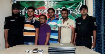 ব্রাহ্মণবাড়িয়ায় অবৈধ ভিওআইপি সরঞ্জামসহ আটক ৪ 