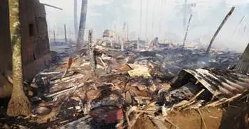 টেকনাফে অগ্নিকাণ্ডে ১৫ বাড়ি ভস্মিভূত