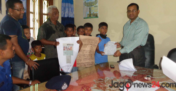 রাজন হত্যার প্রতিবাদে পিরোজপুরে মানববন্ধন ও বিক্ষোভ মিছিল