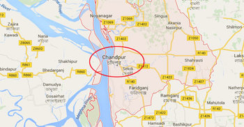 চাঁদপুরে ট্রেনে কাটা পড়ে একজনের মৃত্যু