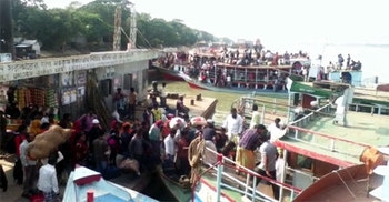 টোলমুক্ত হলো না কাওড়াকান্দি ঘাট