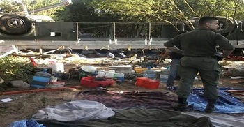 Argentina police bus accident kills 43