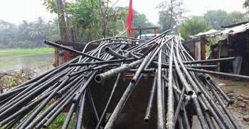 ফেনীতে তিন হাজার ফুট অবৈধ গ্যাস লাইন উচ্ছেদ