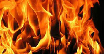 Fire at Rayerbazaar slum