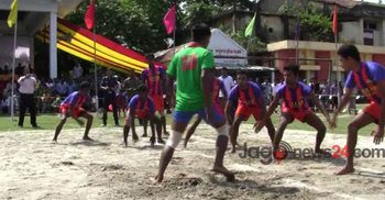 নেত্রকোনায় অনুর্ধ্ব-২১ যুব কাবাডি প্রতিযোগিতা শুরু