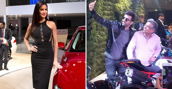 Katrina, Ranbir avoid bumping into each other at auto expo