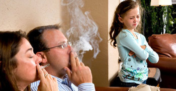 Keep your kids away from passive smoking