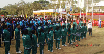 Inter-University handball contest begin at SUST