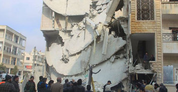 ‘200 Syrian civilians’ killed in Russian air strikes 