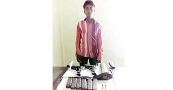 গাজীপুরে বিদেশি পিস্তলসহ সন্ত্রাসী গ্রেফতার