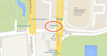 Temporary shops evicted in Gulistan