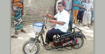 হাওয়ায় চলবে মোটরসাইকেল