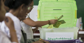 Myanmar awaits results of landmark election