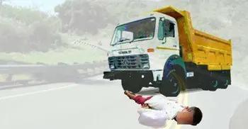 যশোরে ট্রাকের ধাক্কায় বাবা-মেয়ে নিহত