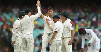 West Indies 248-7 at close in rain-hit Sydney Test