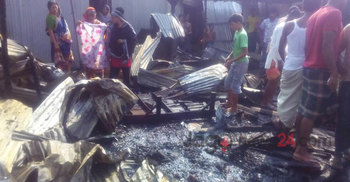 গাজীপুরে চুলার আগুনে পুড়ল অর্ধশত বসতঘর