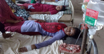 শ্রীপুরে বজ্রপাত আতঙ্কে ৪০ শিক্ষার্থী আহত