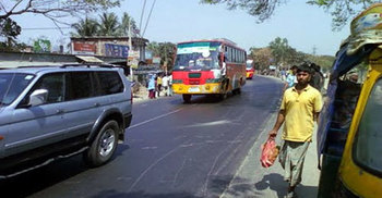 মির্জাপুর থেকে যমুনা ব্রিজ পর্যন্ত কোথাও যানজট নেই