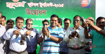 নাটোরে প্রাণ ফ্রুটো ফুটবল টুর্নামেন্ট অনুষ্ঠিত