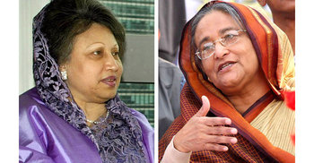 Khaleda greets to Sheikh Hasina for Baishakh