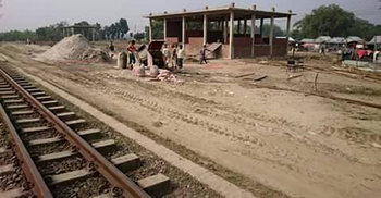 মাঝগ্রাম-ঢালারচর রেললাইন প্রকল্পে ধীরগতি