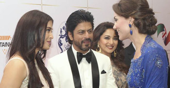Shahrukh, Aishwarya best line up to meet British royals
