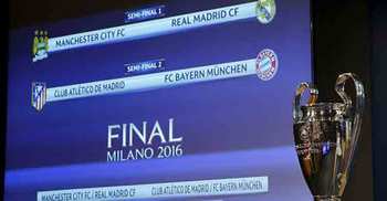 Man City drawn against Real Madrid in semi-final