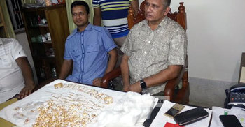 কাওড়াকান্দি ফেরিঘাটে ১০৬ ভরি স্বর্ণালঙ্কার উদ্ধার