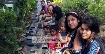 পাখি রক্ষায় গাছে মাটির হাঁড়ি