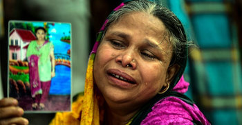 রানা প্লাজার হতাহতদের কান্না