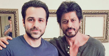 Shahrukh promotes Emraan Hashmi’s book on son