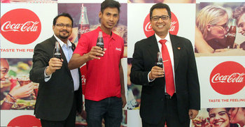 Coca-Cola’s new brand ambassador Mustafiz