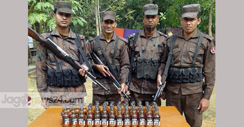 ব্রাহ্মণবাড়িয়ায় গাঁজা ও হুইস্কি উদ্ধার
