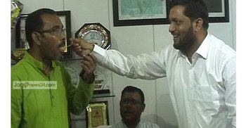 মাধবদীকে থানায় উন্নীত করায় আনন্দ মিছিল